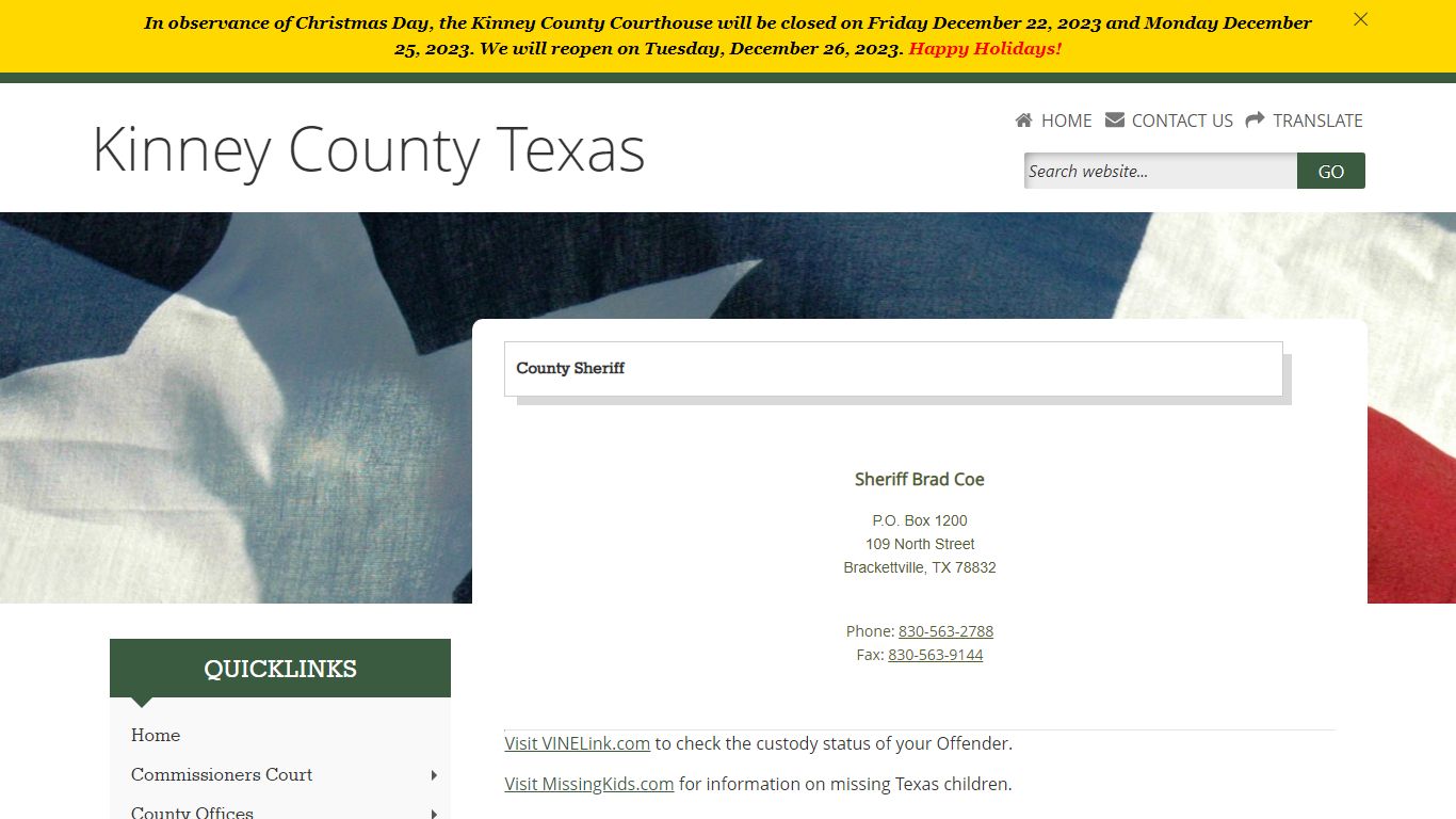 Kinney County, Texas